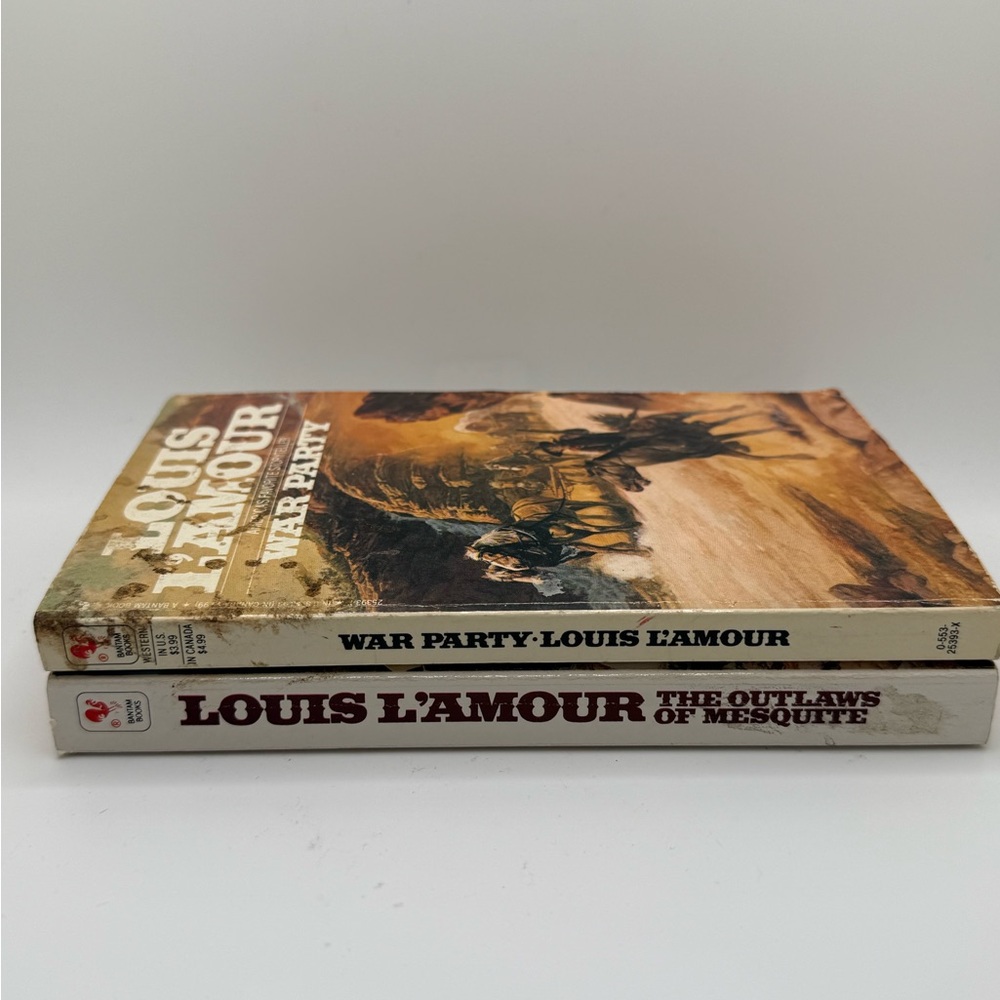 L'Amour Western Classics Book Set - Brown and Cream Covers